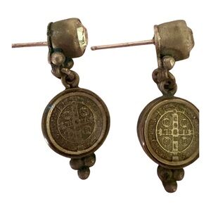 VIRGIN SAINT & Angels VSA 
Coin Drop Earrings